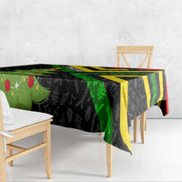 Zimbabwe Christmas Tablecloth with Flag Colors Xmas Tree and Holiday - Wonder Print Shop