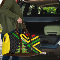 Zimbabwe Christmas Travel Bag with Flag Colors Xmas Tree and Holiday - Wonder Print Shop