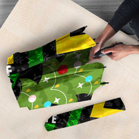 Zimbabwe Christmas Umbrella with Flag Colors Xmas Tree and Holiday - Wonder Print Shop