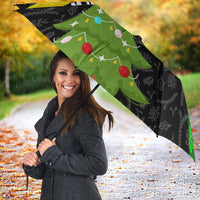Zimbabwe Christmas Umbrella with Flag Colors Xmas Tree and Holiday - Wonder Print Shop