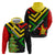 Zimbabwe Christmas Zip Hoodie with Flag Colors Xmas Tree and Holiday - Wonder Print Shop
