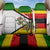 Zimbabwe Christmas Back Car Seat Cover with Festive Santa Palm Tree and Red Yellow Green Flag - Wonder Print Shop