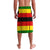 Zimbabwe Christmas Lavalava with Festive Santa Palm Tree and Red Yellow Green Flag - Wonder Print Shop