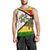 Zimbabwe Christmas Men Tank Top with Festive Santa Palm Tree and Red Yellow Green Flag - Wonder Print Shop