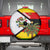 Zimbabwe Christmas Spare Tire Cover with Festive Santa Palm Tree and Red Yellow Green Flag - Wonder Print Shop