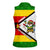 Zimbabwe Christmas Women Sleeveless Polo Shirt with Festive Santa Palm Tree and Red Yellow Green Flag - Wonder Print Shop