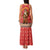 Macedonia Christmas Family Matching Tank Maxi Dress and Hawaiian Shirt with Traditional Santa and Yellow Sun Motif - Wonder Print Shop
