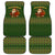 Romania Christmas Car Mats with Map Tricolor Flag Golden Eagle and Santa Motif - Wonder Print Shop