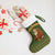 Romania Christmas Stocking with Map Tricolor Flag Golden Eagle and Santa Motif - Wonder Print Shop