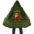 Romania Christmas Cloak with Map Tricolor Flag Golden Eagle and Santa Motif - Wonder Print Shop