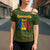 Romania Christmas Cross Shoulder Shirt with Map Tricolor Flag Golden Eagle and Santa Motif - Wonder Print Shop
