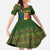 Romania Christmas Family Matching Mermaid Dress and Hawaiian Shirt with Map Tricolor Flag Golden Eagle and Santa Motif - Wonder Print Shop