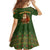 Romania Christmas Family Matching Off Shoulder Short Dress and Hawaiian Shirt with Map Tricolor Flag Golden Eagle and Santa Motif - Wonder Print Shop