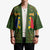 Romania Christmas Kimono with Map Tricolor Flag Golden Eagle and Santa Motif - Wonder Print Shop