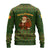 Romania Christmas Ugly Christmas Sweater with Map Tricolor Flag Golden Eagle and Santa Motif - Wonder Print Shop