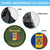 Romania Christmas Spare Tire Cover with Map Tricolor Flag Golden Eagle and Santa Motif - Wonder Print Shop