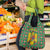 Romania Christmas Grocery Bag with Green and Red Pattern Golden Eagle and Santa Motif - Wonder Print Shop