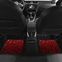 Kenya Christmas Car Mats with Santa Claus Spear and Red Green Harambee Crest - Wonder Print Shop