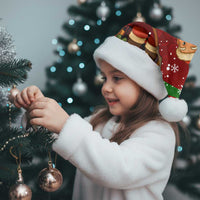 Kenya Christmas Santa Hat with Santa Claus Spear and Red Green Harambee Crest - Wonder Print Shop