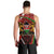 Kenya Christmas Men Tank Top with Santa Claus Spear and Red Green Harambee Crest - Wonder Print Shop