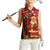 Kenya Christmas Women Sleeveless Polo Shirt with Santa Claus Spear and Red Green Harambee Crest - Wonder Print Shop