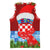 Croatia Christmas Basketball Jersey with Dalmatian Dog Presents and Red Plaid Holiday - Wonder Print Shop