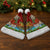 Croatia Christmas Santa Hat with Dalmatian Dog Presents and Red Plaid Holiday - Wonder Print Shop