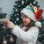 Croatia Christmas Santa Hat with Dalmatian Dog Presents and Red Plaid Holiday - Wonder Print Shop