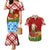 Croatia Christmas Couples Matching Mermaid Dress and Hawaiian Shirt with Dalmatian Dog Presents and Red Plaid Holiday - Wonder Print Shop