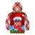 Croatia Christmas Kid Hoodie with Dalmatian Dog Presents and Red Plaid Holiday - Wonder Print Shop