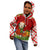 Croatia Christmas Kid Hoodie with Dalmatian Dog Presents and Red Plaid Holiday - Wonder Print Shop