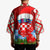 Croatia Christmas Kimono with Dalmatian Dog Presents and Red Plaid Holiday - Wonder Print Shop