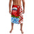 Croatia Christmas Lavalava with Dalmatian Dog Presents and Red Plaid Holiday - Wonder Print Shop