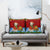 Croatia Christmas Pillow Cover with Dalmatian Dog Presents and Red Plaid Holiday - Wonder Print Shop