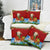 Croatia Christmas Pillow Cover with Dalmatian Dog Presents and Red Plaid Holiday - Wonder Print Shop