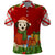 Croatia Christmas Polo Shirt with Dalmatian Dog Presents and Red Plaid Holiday - Wonder Print Shop