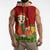Croatia Christmas Sleeveless Hoodie with Dalmatian Dog Presents and Red Plaid Holiday - Wonder Print Shop