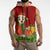 Croatia Christmas Sleeveless Zip Hoodie with Dalmatian Dog Presents and Red Plaid Holiday - Wonder Print Shop