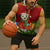 Croatia Christmas Sleeveless Zip Hoodie with Dalmatian Dog Presents and Red Plaid Holiday - Wonder Print Shop