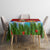 Croatia Christmas Tablecloth with Dalmatian Dog Presents and Red Plaid Holiday - Wonder Print Shop