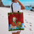 Croatia Christmas Tote Bag with Dalmatian Dog Presents and Red Plaid Holiday - Wonder Print Shop