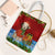 Croatia Christmas Tote Bag with Dalmatian Dog Presents and Red Plaid Holiday - Wonder Print Shop