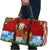 Croatia Christmas Travel Bag with Dalmatian Dog Presents and Red Plaid Holiday - Wonder Print Shop