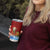 Croatia Christmas Tumbler Cup with Dalmatian Dog Presents and Red Plaid Holiday - Wonder Print Shop
