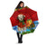 Croatia Christmas Umbrella with Dalmatian Dog Presents and Red Plaid Holiday - Wonder Print Shop