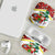 Croatia Christmas AirPods Case with Santa Sleigh Presents and Red Checkered Crest - Wonder Print Shop