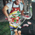 Croatia Christmas Apron with Santa Sleigh Presents and Red Checkered Crest - Wonder Print Shop