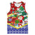 Croatia Christmas Basketball Jersey with Santa Sleigh Presents and Red Checkered Crest - Wonder Print Shop