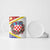 Croatia Christmas Ceramic Mug with Santa Sleigh Presents and Red Checkered Crest - Wonder Print Shop