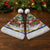 Croatia Christmas Santa Hat with Santa Sleigh Presents and Red Checkered Crest - Wonder Print Shop